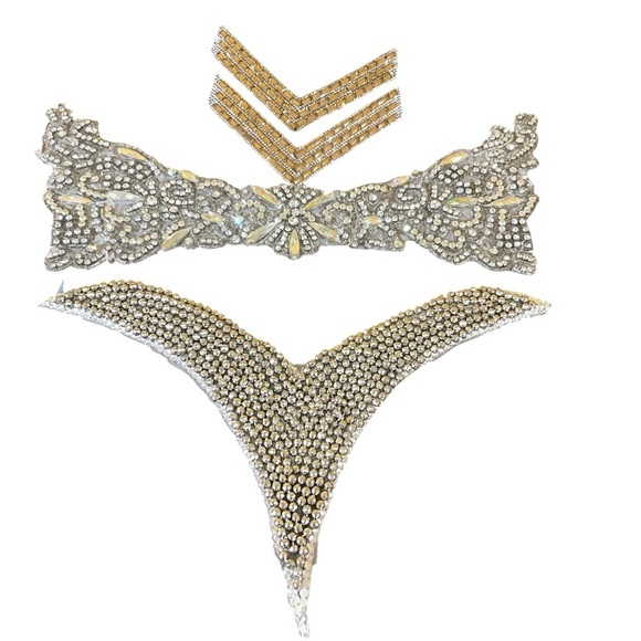 Bundle of Glitter and Sparkle for Unique Designers.   Appliqués. Unisex. - Picture 1 of 10